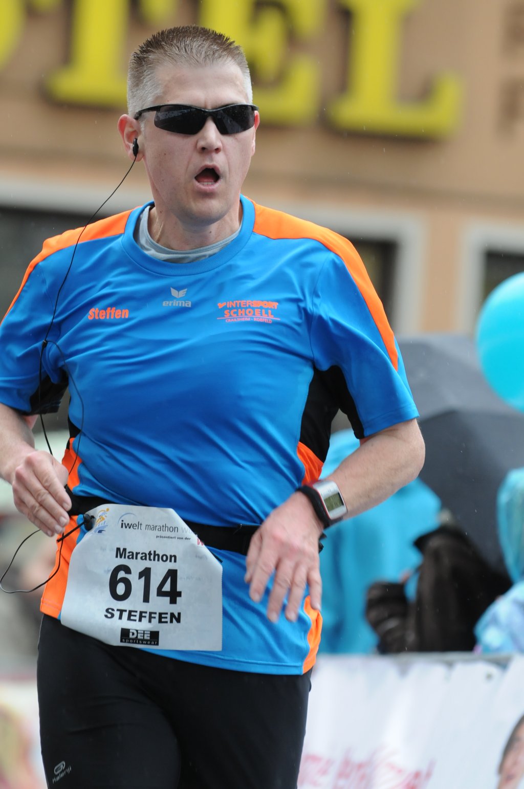 Sprint ins Ziel - iWelt Marathon Würzburg