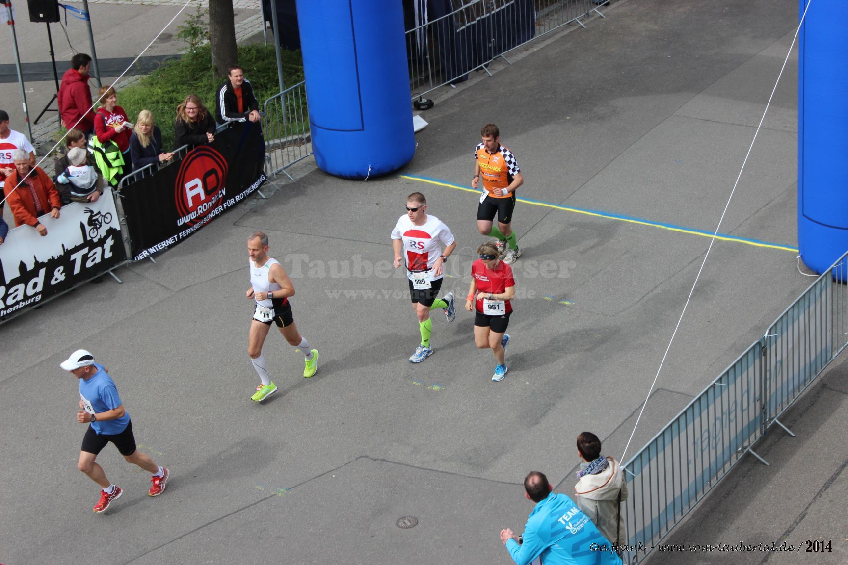 Eine ganz andere Perspektive - Rothenburger Halbmarathon 2014